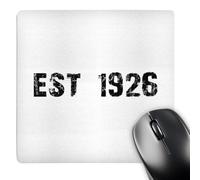 3dRose mp_161419_1 8" x 8" Grunge Est Established in 19 Twenties Baby Born Child of The 20S Personal Custom Birth Year Mouse Pad