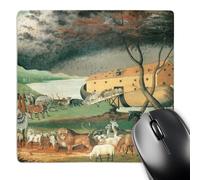 3dRose mp_164521_1 8" x 8" Noahs Ark Vintage- Religion- Animals Mouse Pad
