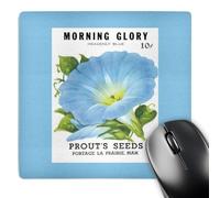3dRose mp_170191_1 8" x 8" Morning Glory Heavenly Blue Prouts Seeds Portage La Prairie Mouse Pad