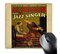 3dRose mp_171655_1 8" x 8" Image of Ad for Jazz Singer with Al Jolson Mouse Pad