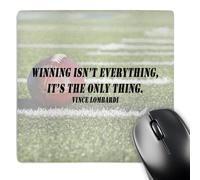 3dRose mp_171871_1 8" x 8" Winning Isnt Everything Its The Only Thing Quote Mouse Pad