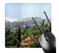 3dRose mp_17363_1 8 x 8-Inch Acropolis IIII Athens Greece Mouse Pad