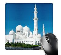 3dRose mp_187271_1 8" x 8" Sheikh Zayed Grand Mosque 8Th Largest Mosque Abu Dhabi UAE. Mouse Pad