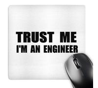 3dRose mp_195603_1 8" x 8" Trust Me Im an Engineer Fun Engineering Humor Funny Job Work Gift Mouse Pad
