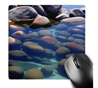 3dRose mp_21905_1 8 x 8-Inch Tahoe Stillwater Mouse Pad