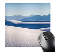 3dRose mp_231246_1 8" x 8" Usa New Mexico White Sands National Monument. Desert Landscape. Mouse Pad