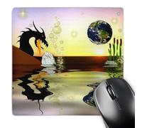 3dRose mp_23310_1 8 x 8-Inch Lunar Sand Dunes Mouse Pad