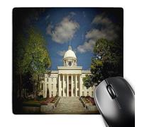 3dRose mp_26222_1 8 x 8-Inch Alabama Capitol Building Montgomery in Spotlight Mouse Pad