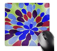 3dRose mp_27112_1 8 x 8-Inch Pretty As A Peacock Mouse Pad