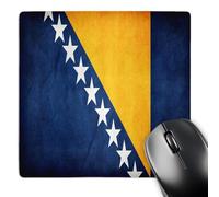3dRose mp_28230_1 8 x 8-Inch Bosnia Flag Mouse Pad