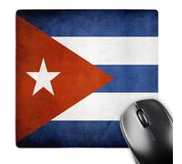 3dRose mp_28238_1 8 x 8-Inch Cuba Flag Mouse Pad