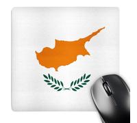 3dRose mp_28239_1 8 x 8-Inch Cyprus Flag Mouse Pad