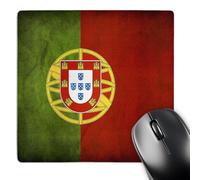 3dRose mp_28281_1 8 x 8-Inch Portugal Flag Mouse Pad