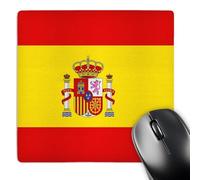 3dRose mp_28285_1 8 x 8-Inch Spain Flag Mouse Pad