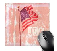 3dRose mp_29514_1 8 x 8-Inch American Flag USA Art Patriotic Americana Photography Mouse Pad