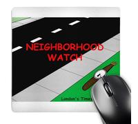 3dRose mp_3054_1 8 x 8-Inch Neighborhood Watch Mouse Pad