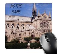 3dRose mp_33173_1 8 x 8-Inch Notre Dame Mouse Pad
