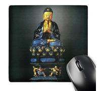3dRose mp_34797_1 8 x 8-Inch Statue Ming Dynasty Mouse Pad