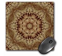 3dRose mp_42137_1 8 x 8-Inch Adorable Lace Tar Kaleidoscope Mouse Pad