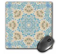 3dRose mp_42155_1 8 x 8-Inch Ecstasy Star Kaleidoscope Mouse Pad