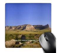 3dRose mp_44540_1 8 x 8 Scotts Bluff National Monument, Nebraska Mouse Pad