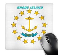 3dRose mp_45017_1 8 x 8 State Flag of Rhode Island Mouse Pad