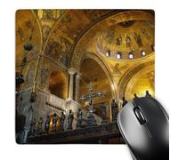 3dRose mp_45521_1 8 x 8 Inside St. Marks Cathedral in Venice Italy Mouse Pad