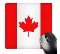 3dRose mp_4557_1 8 x 8-Inch Canadian Flag Mouse Pad