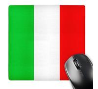 3dRose mp_4561_1 8 x 8-Inch Italian Flag Mouse Pad