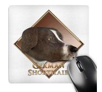 3dRose mp_52431_1 8 x 8 German Shorthair Dog Mouse Pad
