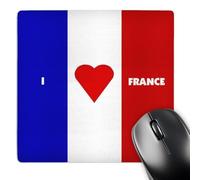 3dRose mp_55221_1 8 x 8 New French Flag Mouse Pad