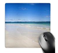 3dRose mp_70143_1 8 x 8-Inch Vieques, Puerto Rico, White Sands of a Tropical Beach-Ca27 Ist0052 - Inti St. Clair Mouse Pad