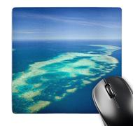 3dRose mp_72478_1 8 x 8-Inch Australia, Cairns, Great Barrier Reef, Elford Reef-Au01 Wbi0305 - Walter Bibikow Mouse Pad