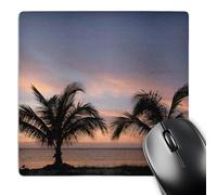 3dRose mp_75600_1 8 x 8-Inch Cayman Islands, Palm Trees, Caribbean Sea-Ca42 Pso0079 - Paul Souders Mouse Pad