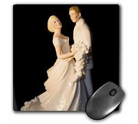 3dRose mp_76119_1 8 x 8-Inch Dominican Republic, Bavaro, Wedding Cake Topper-Ca14 Jen0178 - Jim Engelbrecht Mouse Pad