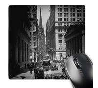 3dRose mp_77350_1 8 x 8-Inch Sub Treasury Old Trinity Church Wall Street New York City Glass Slide Mouse Pad