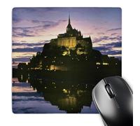 3dRose mp_81683_1 8 x 8-Inch France, Le Mont St.-Michel, Normandy - Eu09 Rer0087 - RIC Ergenbright Mouse Pad