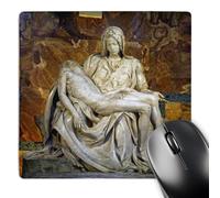 3dRose mp_82096_1 8 x 8-Inch Italy, Rome Vatican St Peters Basilica Pieta - Eu16 Cmi0559 - Cindy Miller Hopkins Mouse Pad