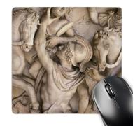 3dRose mp_82239_1 8 x 8-Inch Italy, Rome, Vatican, Museo Chiaramonti Reliefs - Eu16 Wbi3054 - Walter Bibikow Mouse Pad