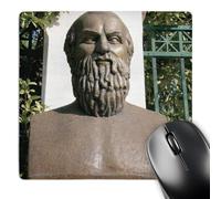 3dRose mp_82992_1 8 x 8-Inch Aeschylus, Classical Athens Bust, Statue, Athens, Greece - Hi02 Pri0000 - Prisma Mouse Pad