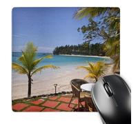 3dRose mp_86560_1 8 x 8-Inch Beach on Fantasy Island, Roatan, Honduras - Sa12 Jre0003 - Joe Restuccia Iii Mouse Pad