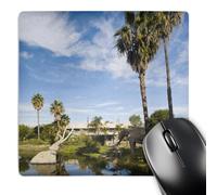 3dRose mp_88660_1 8 x 8-Inch Ca, Los Angeles. Miracle Mile, La Brea Tar Pits - Us05 Wbi0578 - Walter Bibikow Mouse Pad