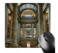 3dRose mp_91391_1 8 x 8-Inch State Capitol Building, St Paul, Minnesota - Us24 Krs0000 - Keith and Rebecca Snell Mouse Pad