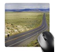 3dRose mp_93728_1 8 x 8-Inch Road Biking, Bicycling, Highway 205, Oregon - Us38 Cha0103 - Chuck Haney Mouse Pad