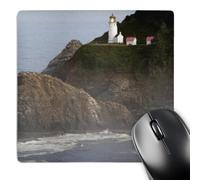 3dRose mp_94103_1 8 x 8-Inch Haceta Head Lighthouse, Oregon, USA - Us38 Rkl0016 - Raymond Klass Mouse Pad