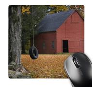 3dRose mp_95050_1 8 x 8-Inch Tire Swing Along a Road in Southern Vermont, USA - Us46 Rkl0003 - Raymond Klass Mouse Pad