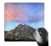 3dRose mp_96439_1 8 x 8-Inch Wa, Alpine Lakes Wilderness, Mount Stuart - Us48 Jwi3941 - Jamie and Judy Wild Mouse Pad