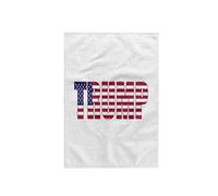 3dRose USA American Patriotic Typography-Donald Trump-White - Towel, 15 by 22-inch (twl_275058_1)