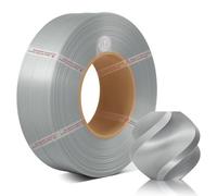 3DTOOLS Bamboo 1.75MM PLA Basic Refill Filament High Toughness High Speed &Easy Printing Eco Friendly with RFID for Bambu Lab A1,A1MINI,X1,P1 AMS 1KG +/- 0.03mm (Without Spool) Silver 10102