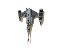 3Dudes & Dad Wall Mount Bracket compatible with LEGO® Star Wars The Mandalorian Starfighter - Custom Designed Storage Hook for Set 75325 - 3D Printed Plastic - Supplied With Mounting Hardware